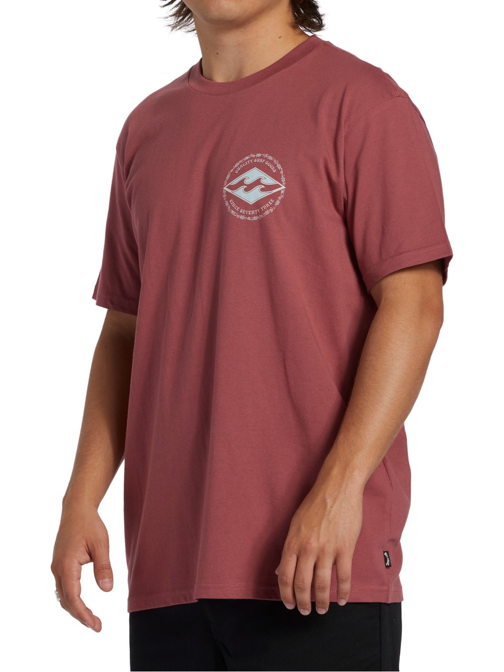 Billabong Men's Dusty Rose Short Sleeve Graphic Tee